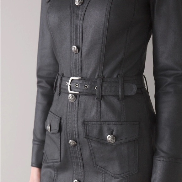 White House Black Market Coated Denim Dress - Picture 9 of 10